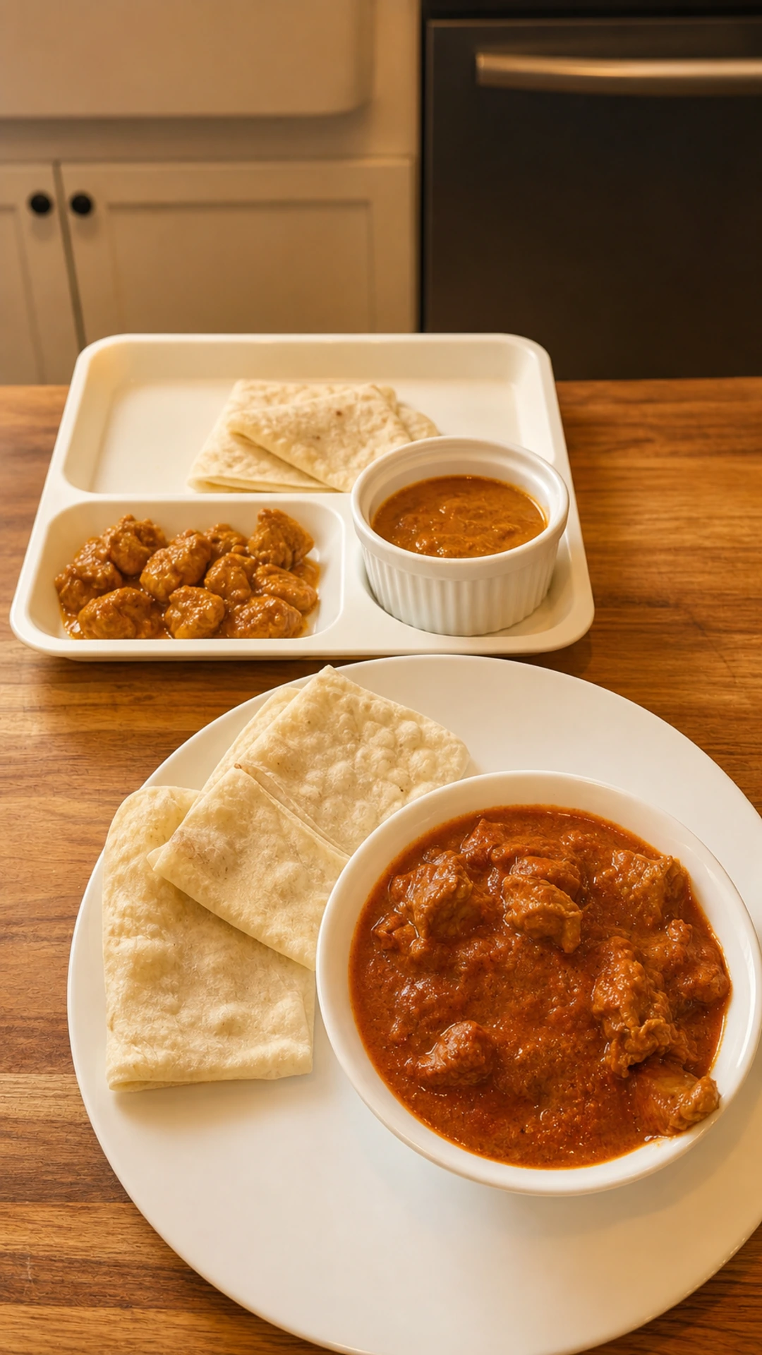 15-Minute Chicken Tikka Masala Split Plate