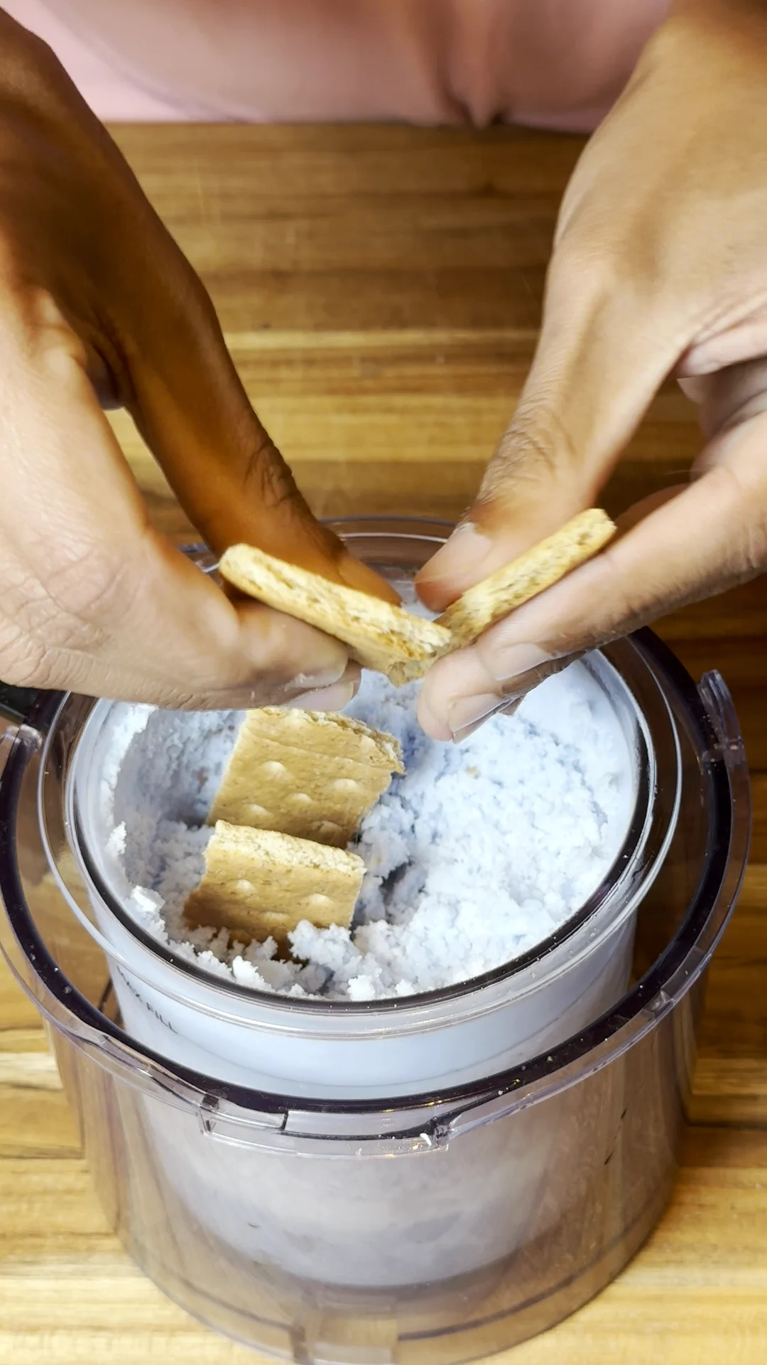 Step photo: add graham cracker