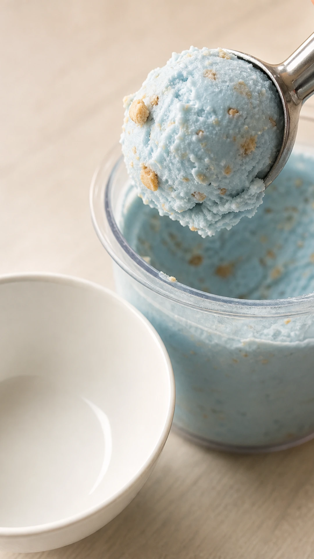 Step photo: scoop creami polished