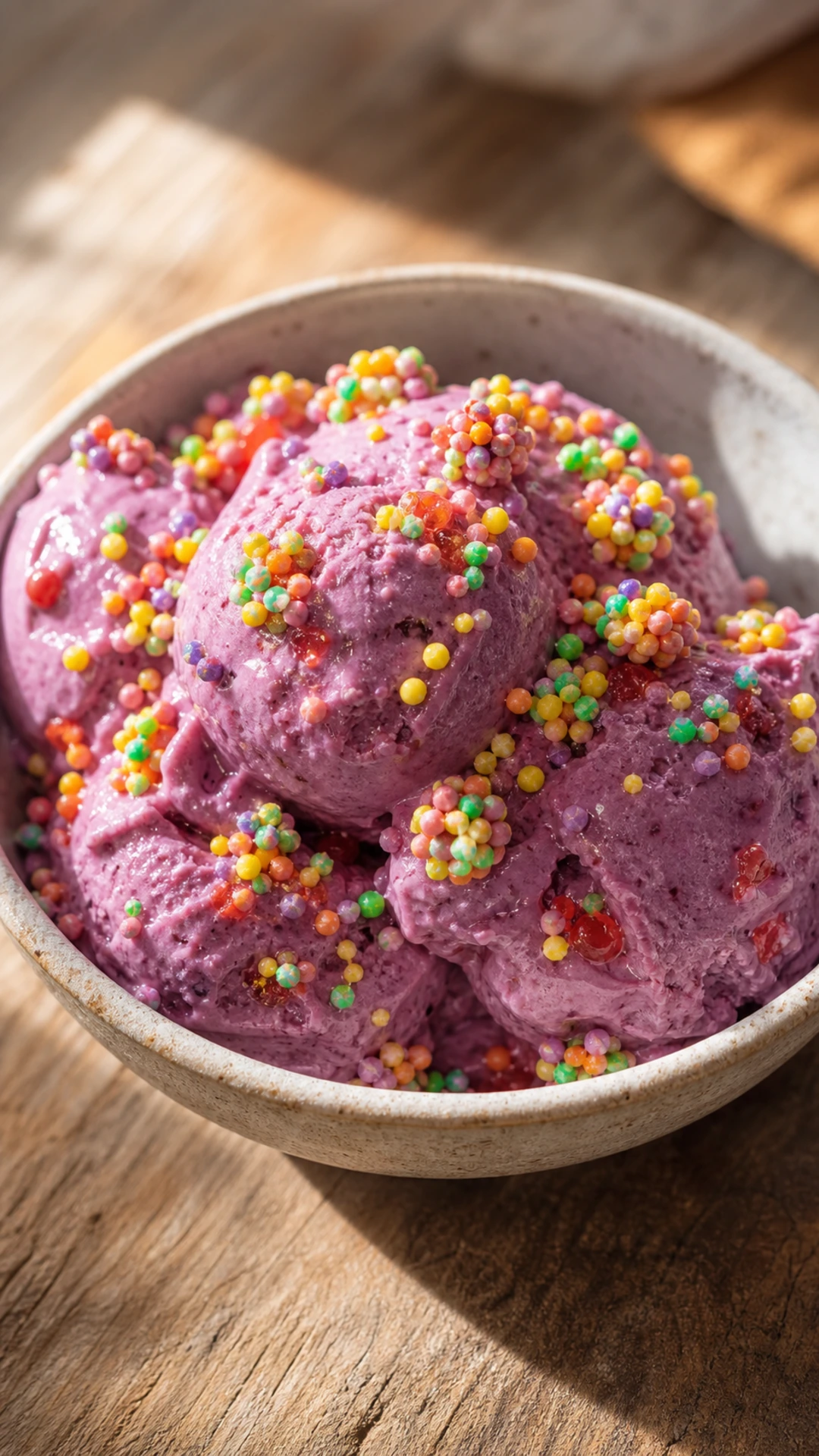 Berry Limeade Cookie ft. NERDS Gummy Clusters Creami