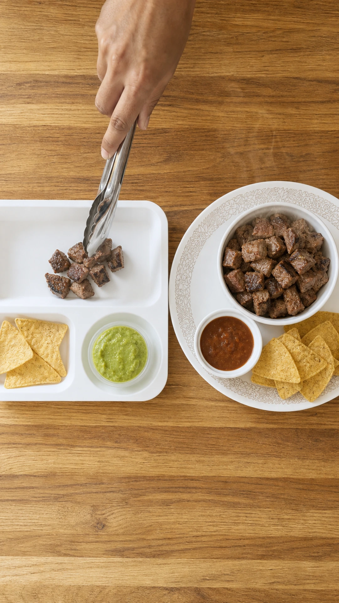 Step photo: portion steak polished