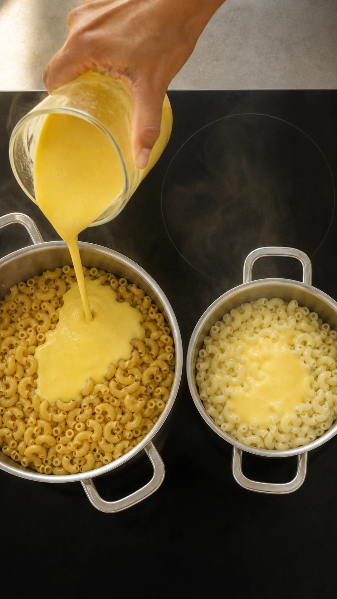 Step photo: divide cheese sauce polished