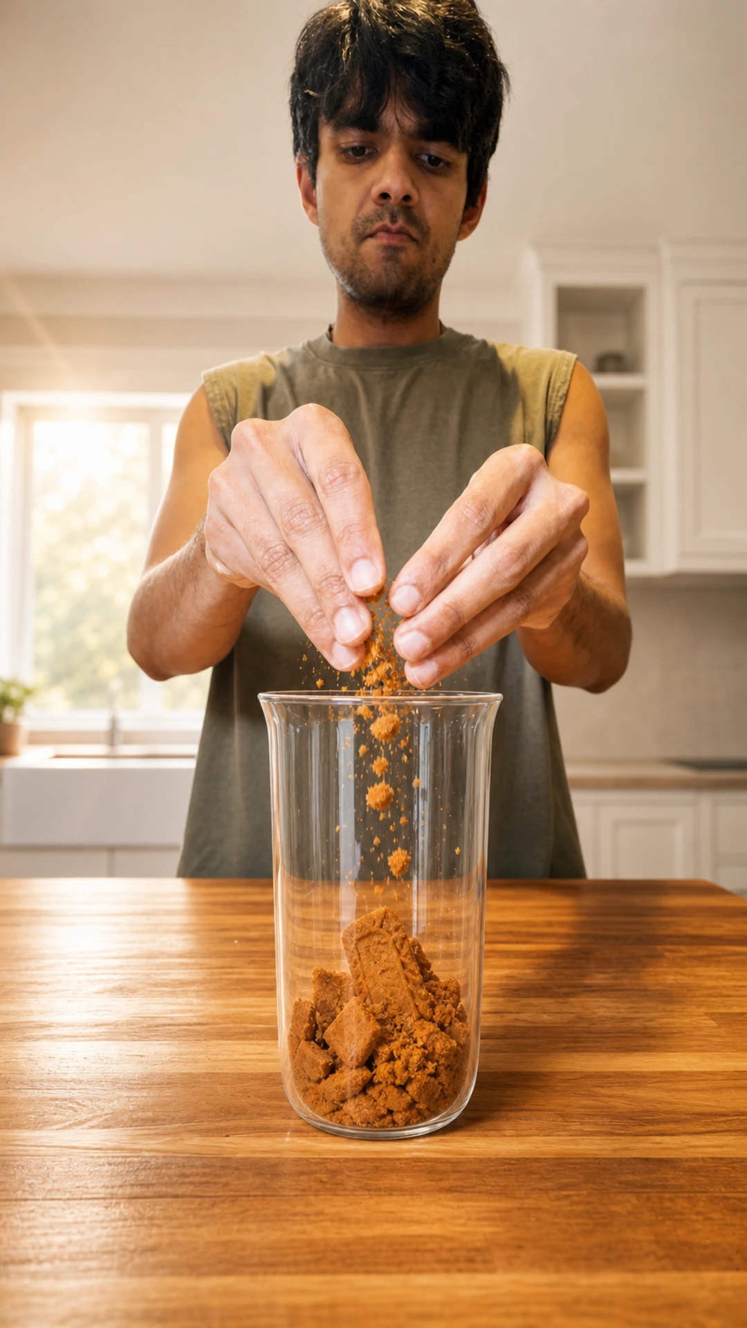 Step photo: crush biscoff polished