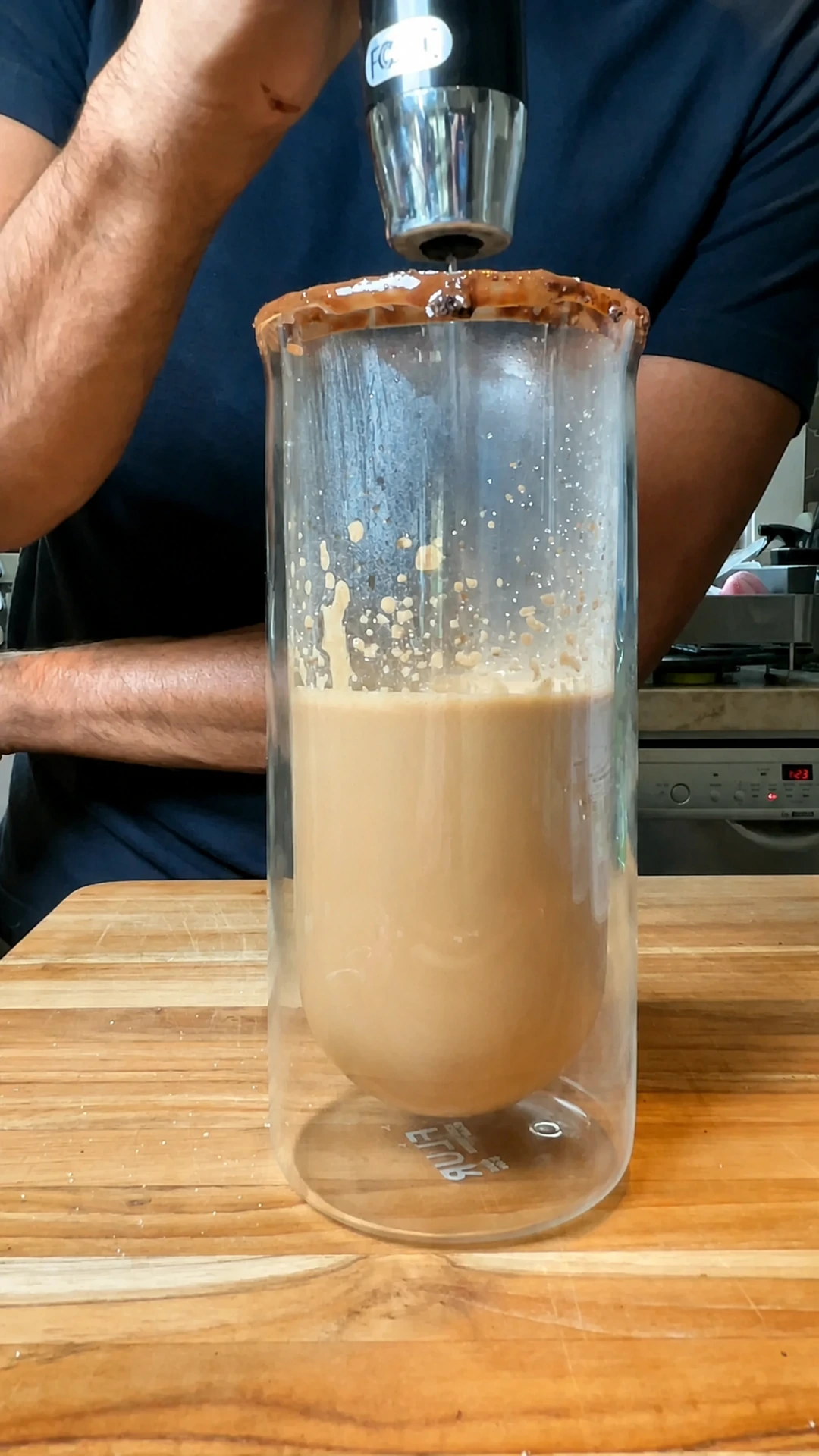 Step photo: froth smooth polished