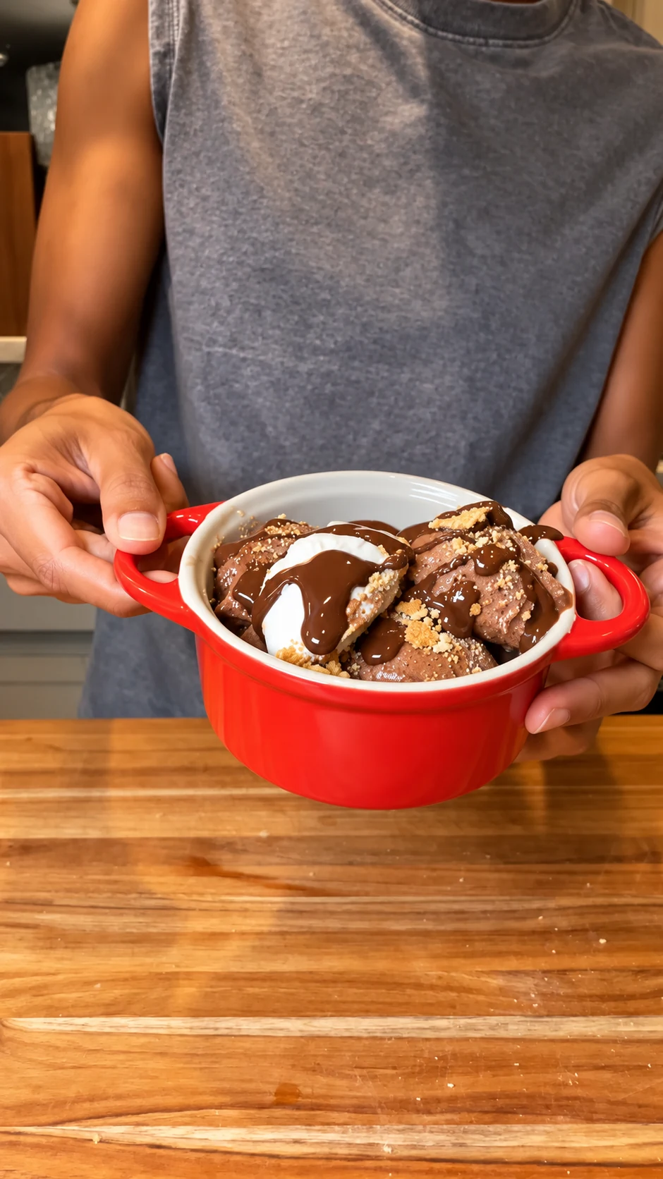 Midnight S'mores Protein Creami
