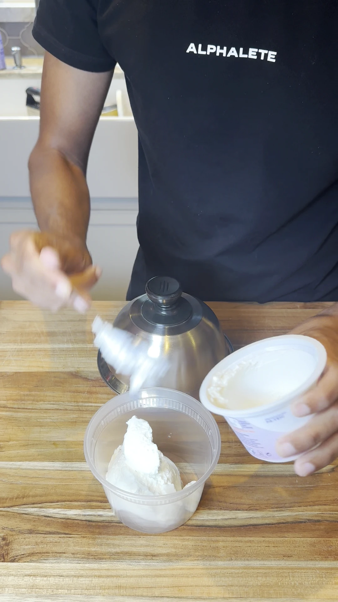 Step photo: add greek yogurt