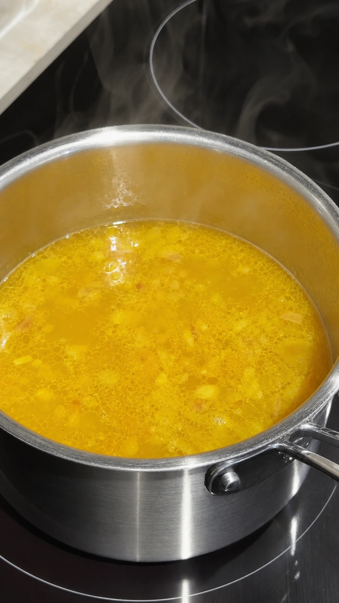Step photo: season golden rice polished