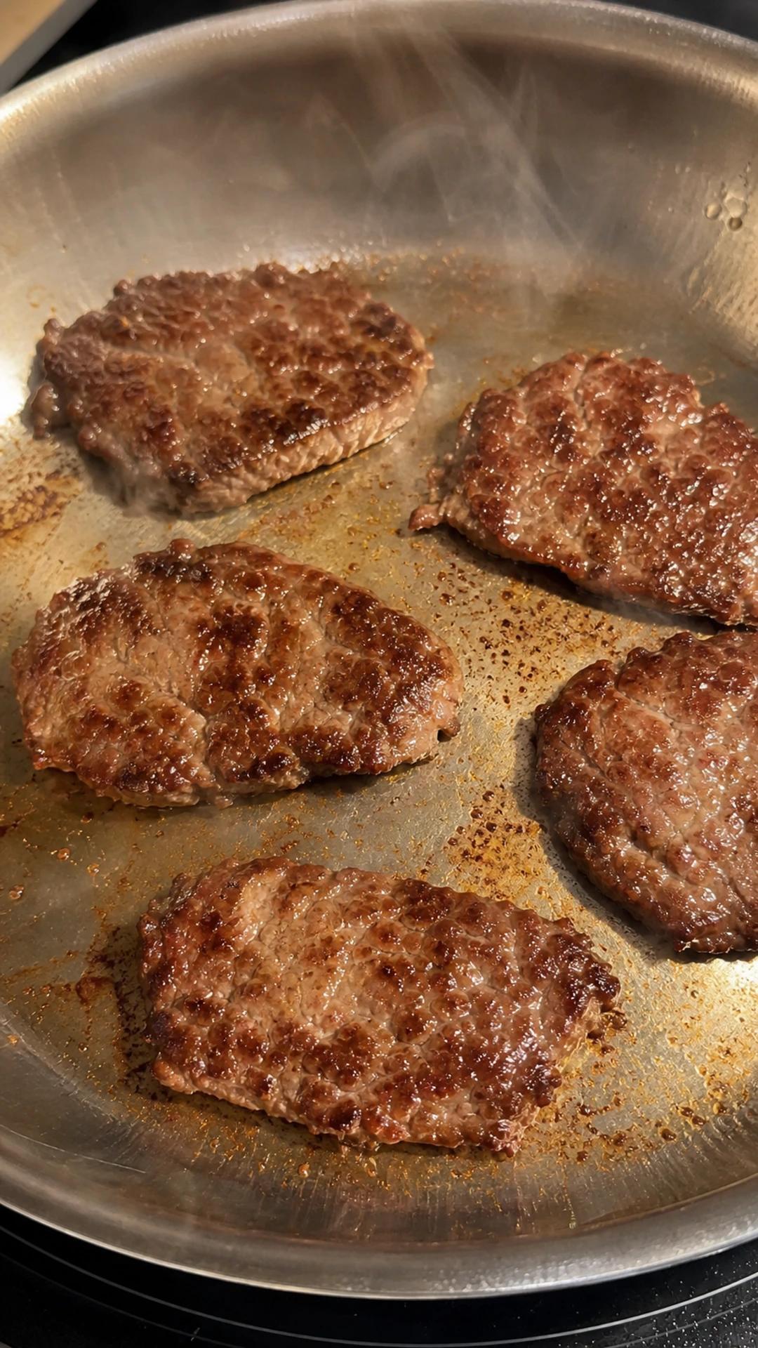 Step photo: sear frozen steak polished