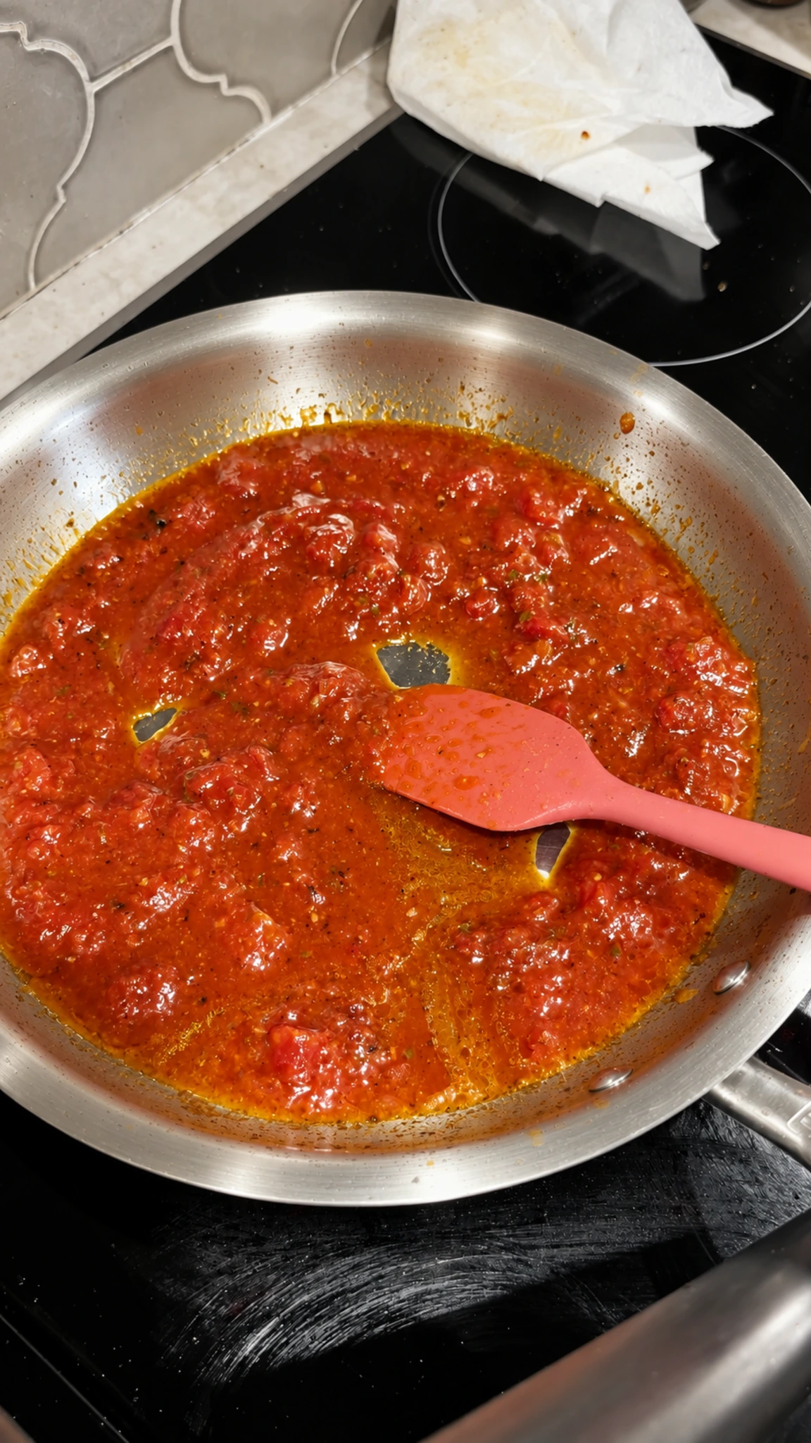 Step photo: build marinara sauce
