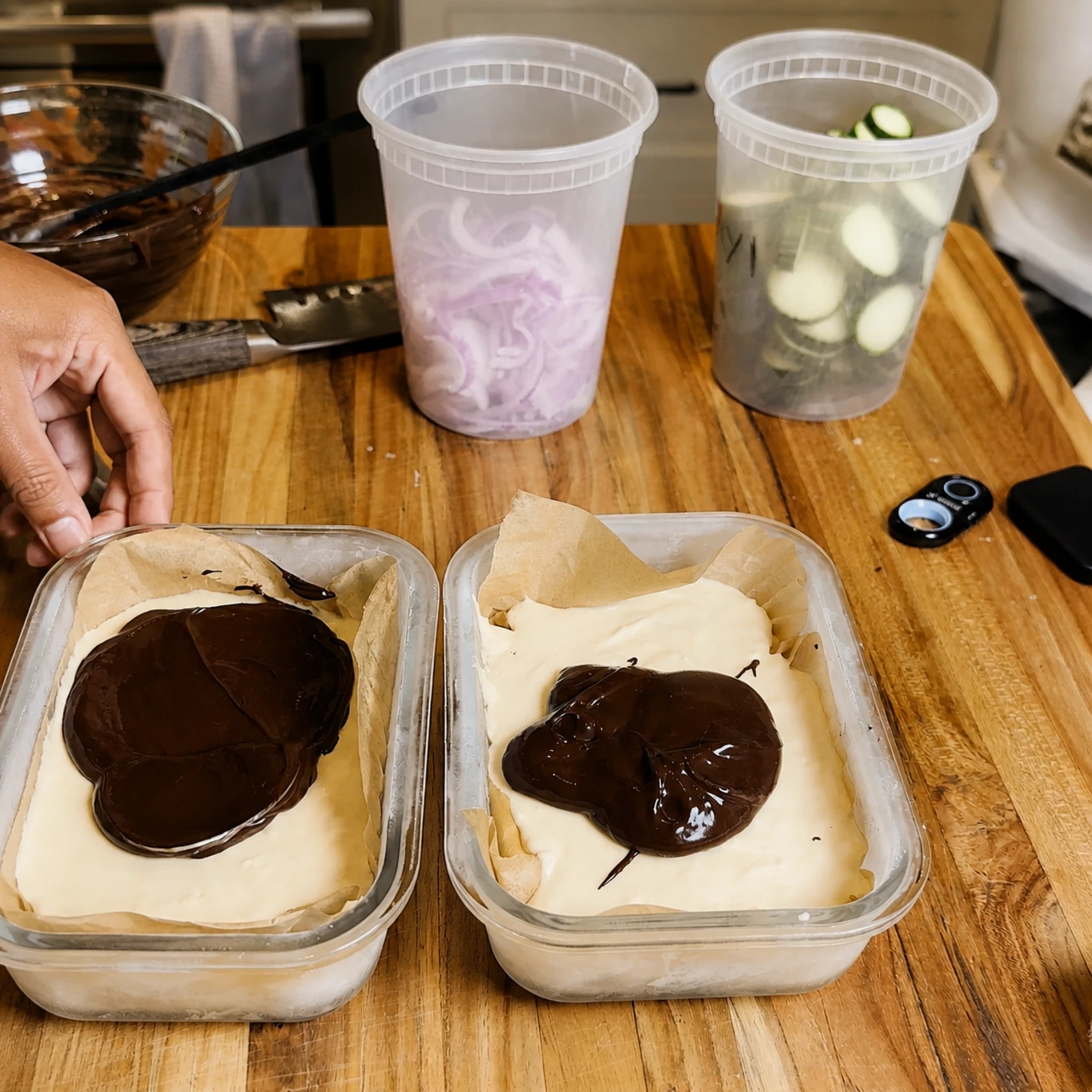 Step photo: spread cheesecake polished