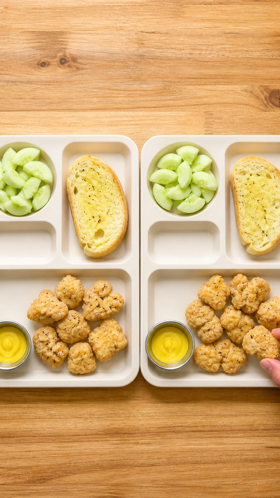 Step photo: build kid plates polished