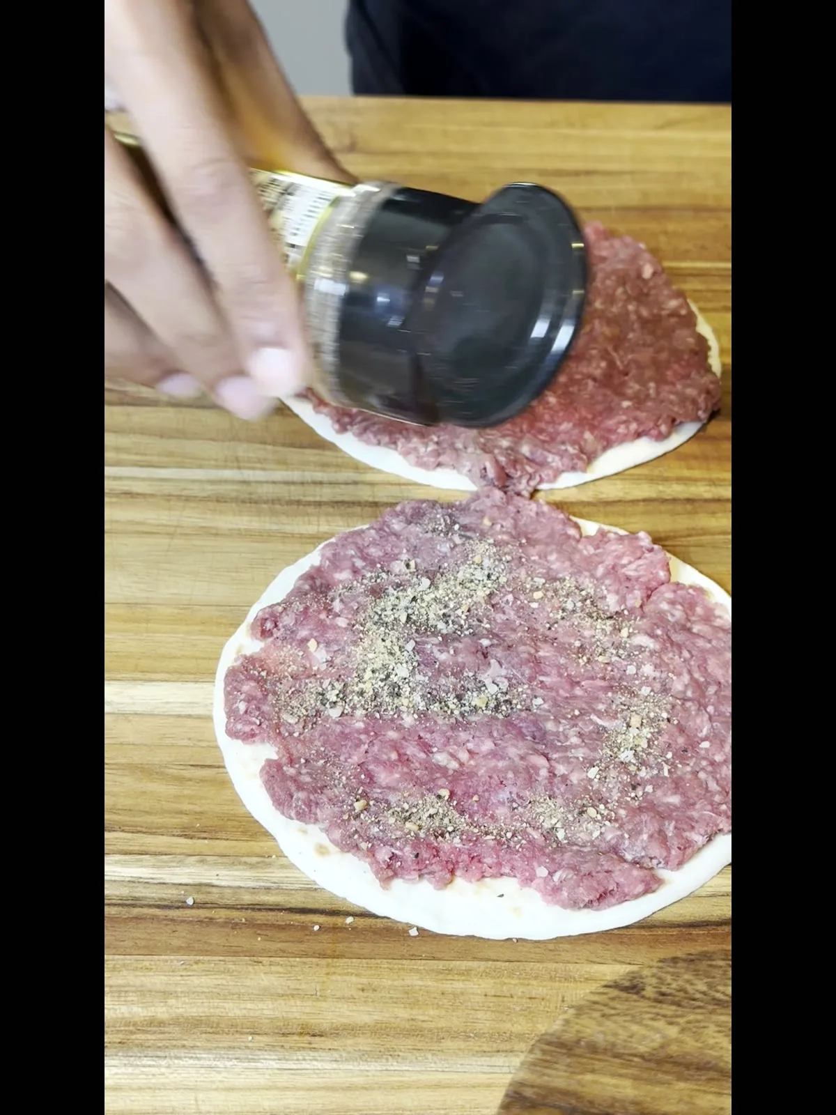 Step photo: season beef