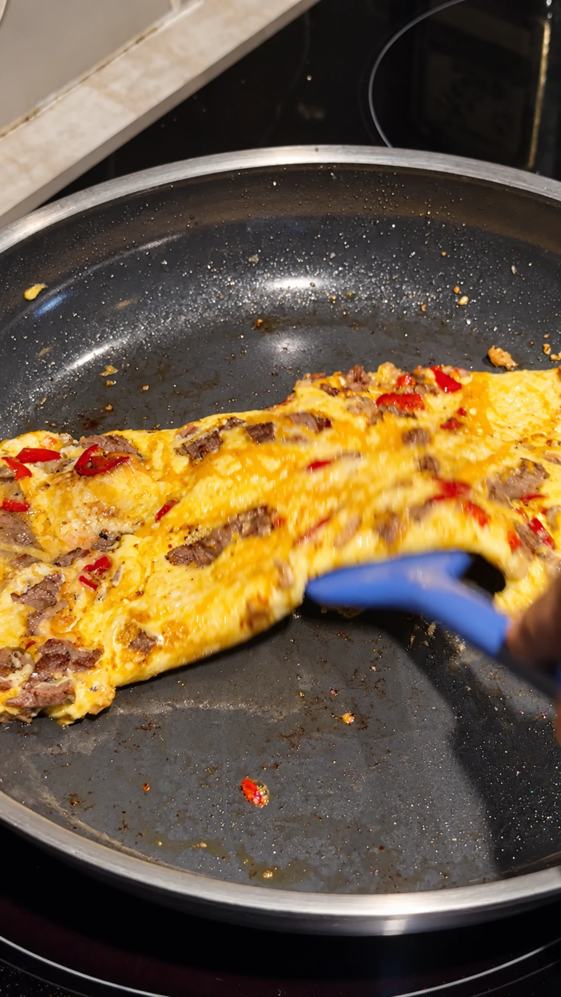 Step photo: folded skillet
