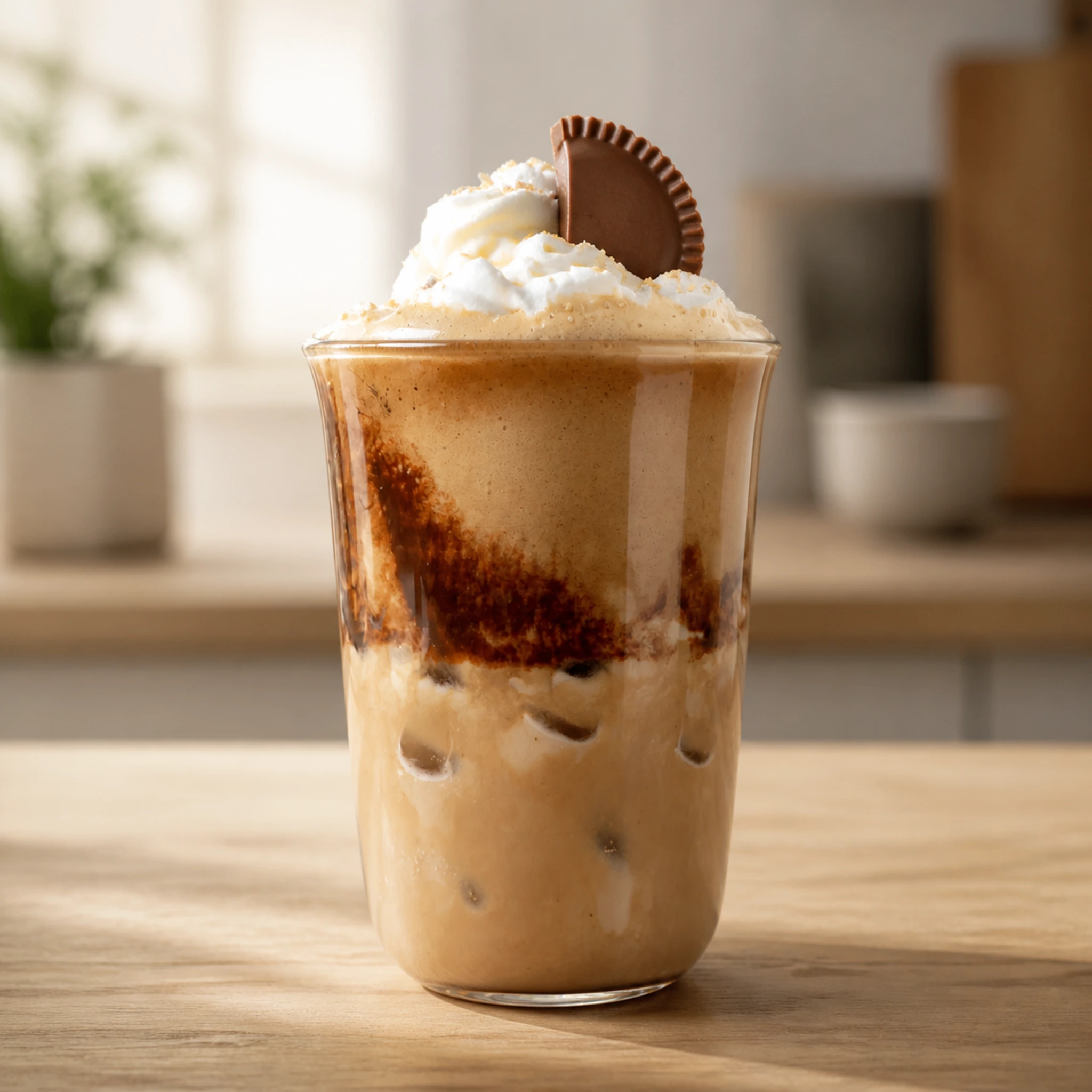 Peanut Butter Cup Iced Proffee