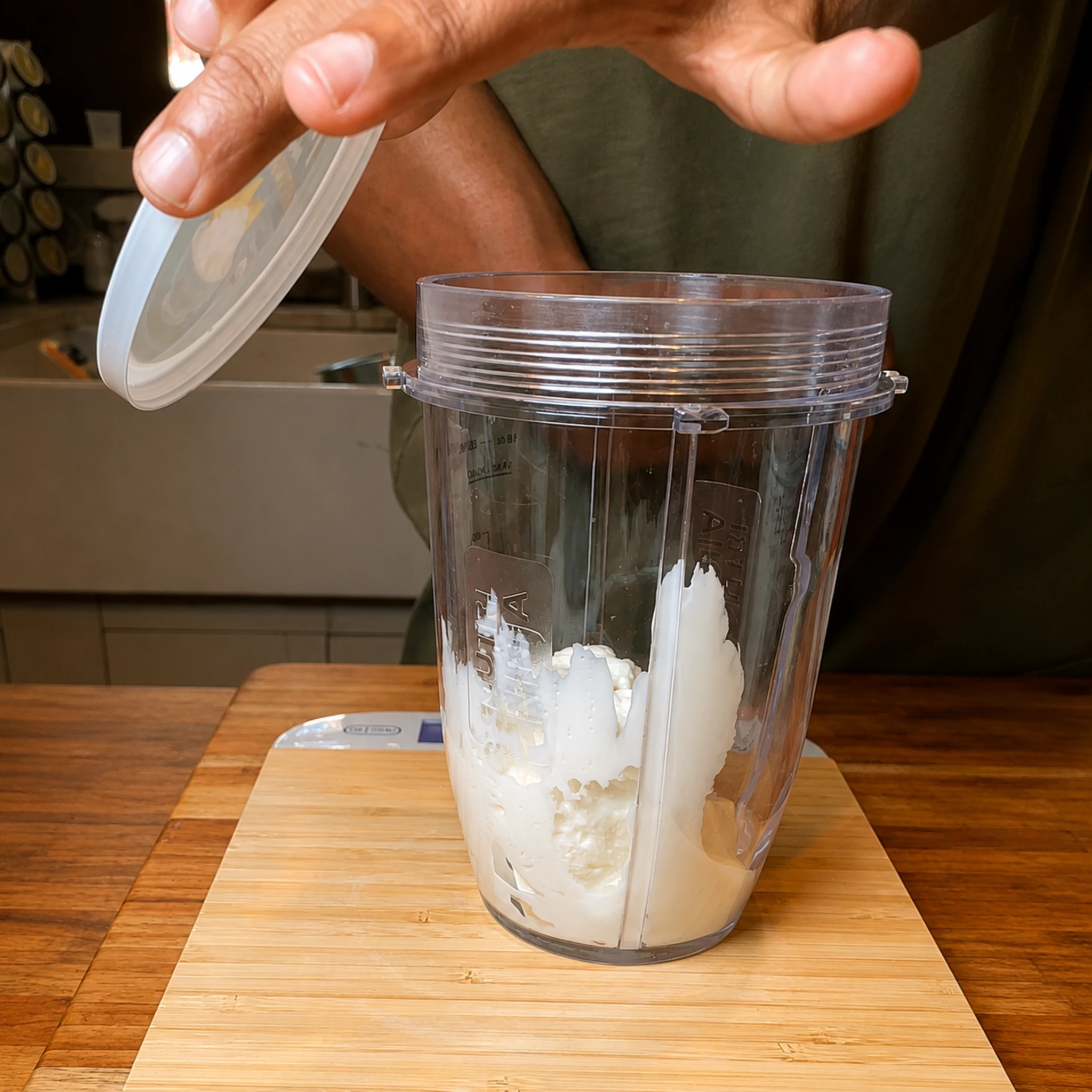 Step photo: cottage cheese polished