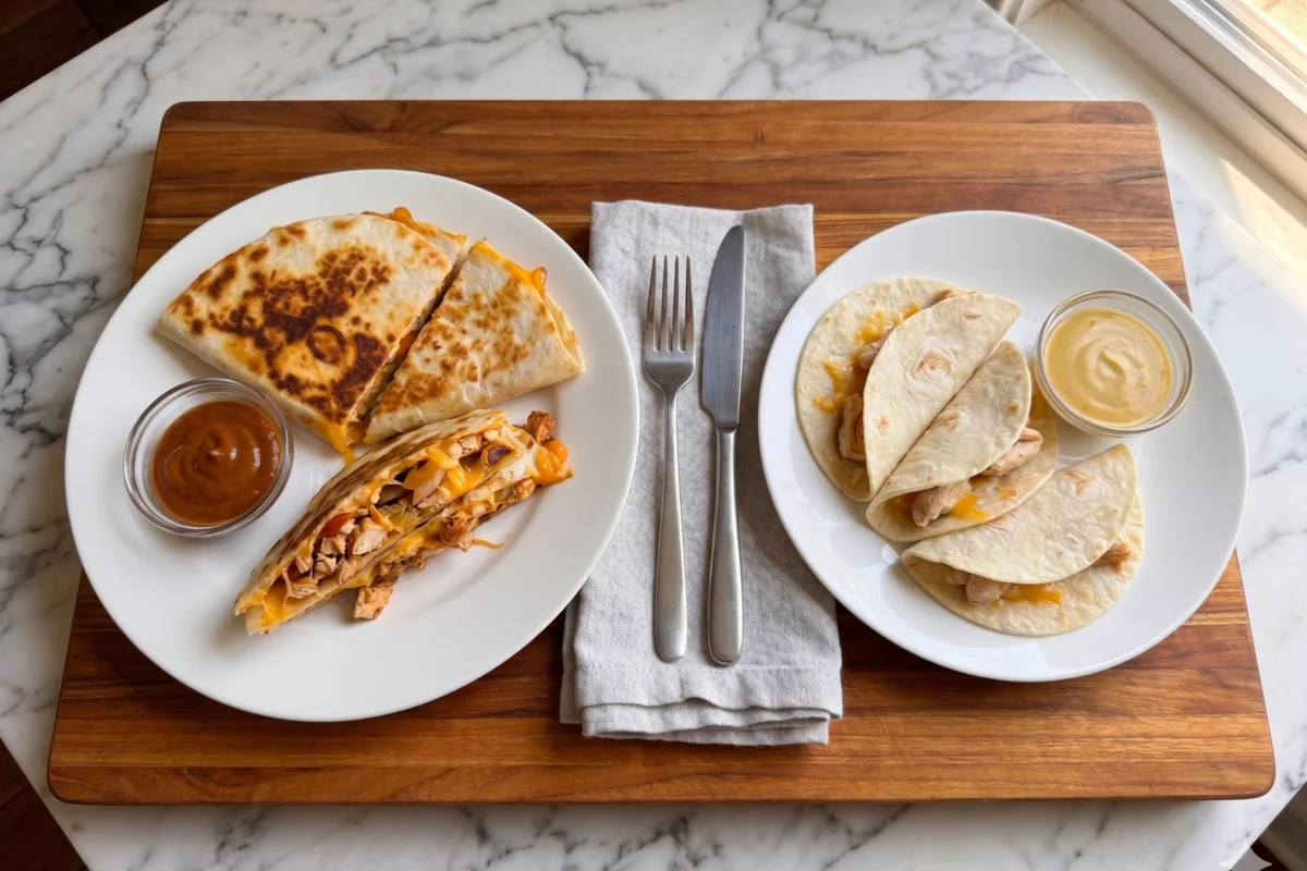 Chipotle Chicken Quesadillas