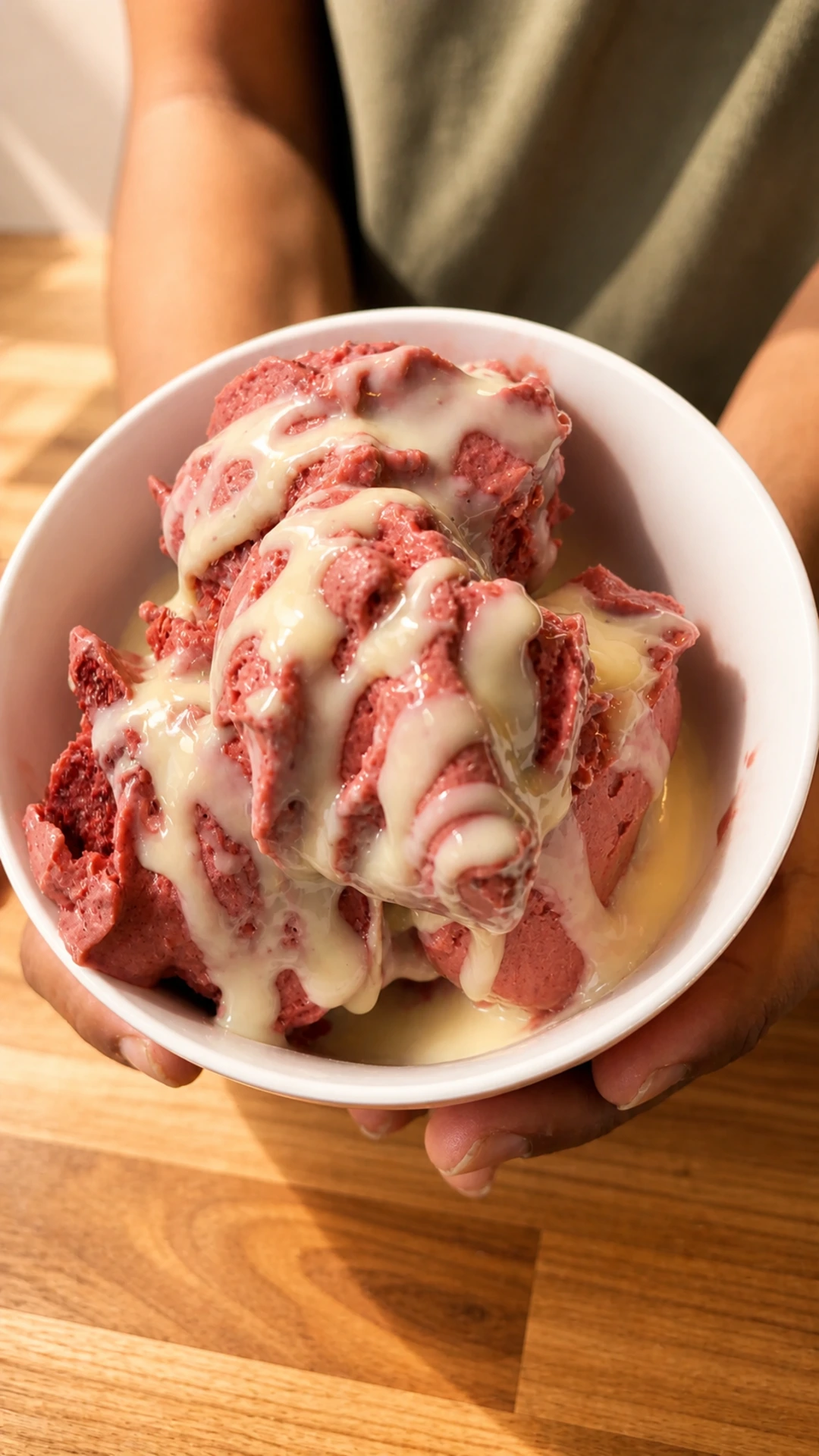 Red Velvet Cookie Thins Creami