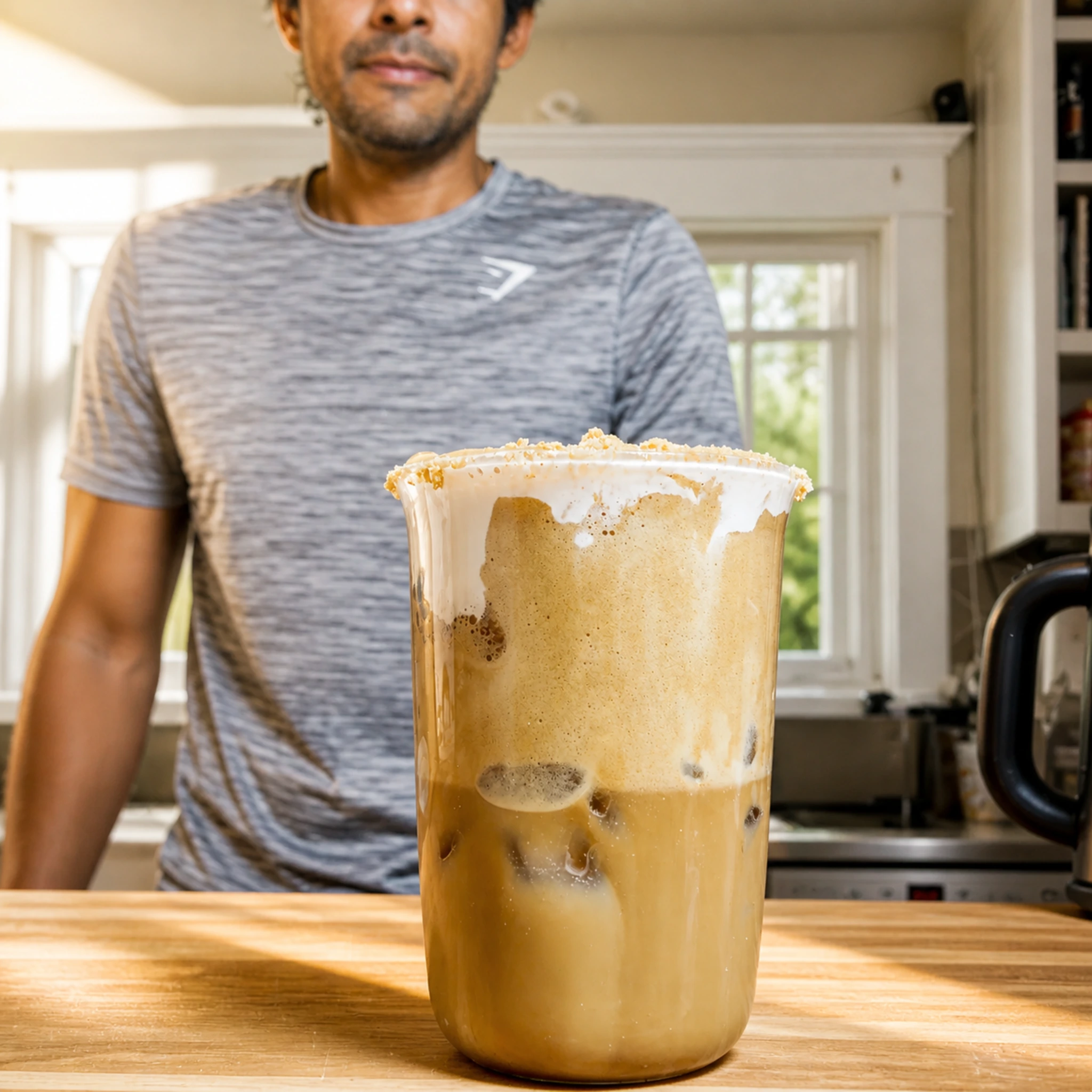 S'mores Iced Proffee
