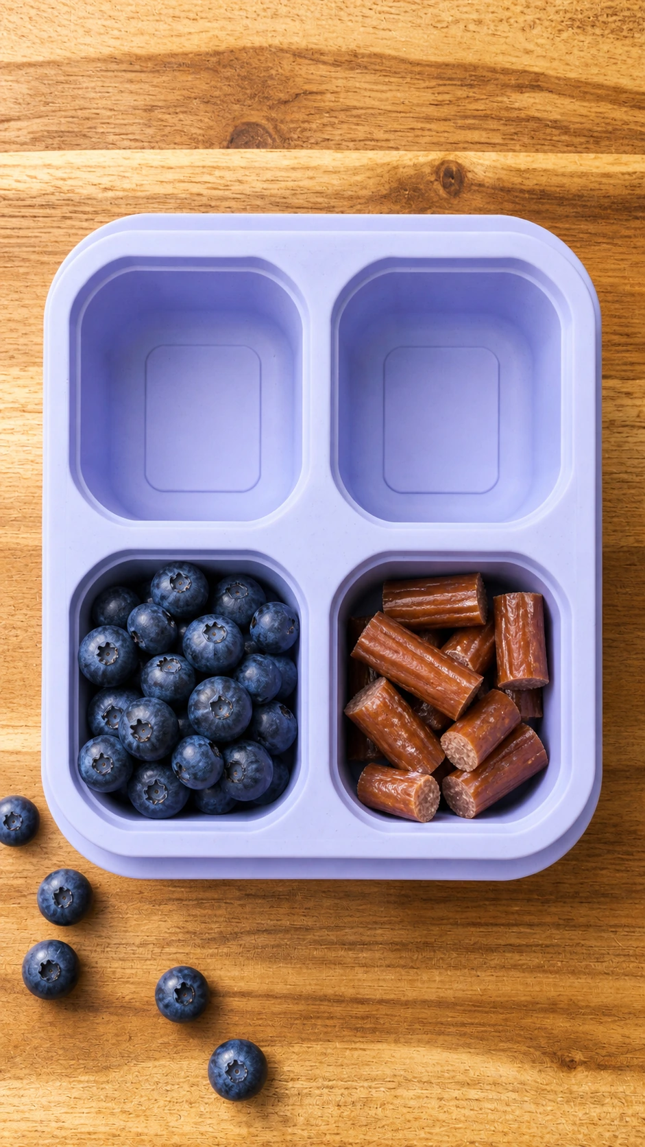 Step photo: add blueberries polished