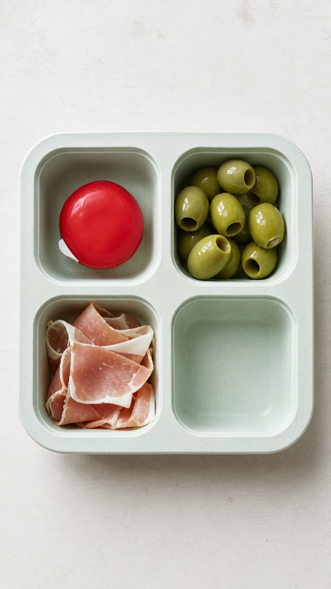 Step photo: add olives polished