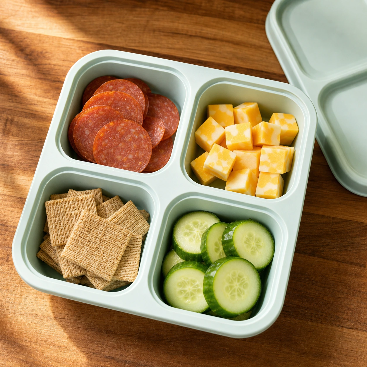 Split Plate Pizza Snack Box