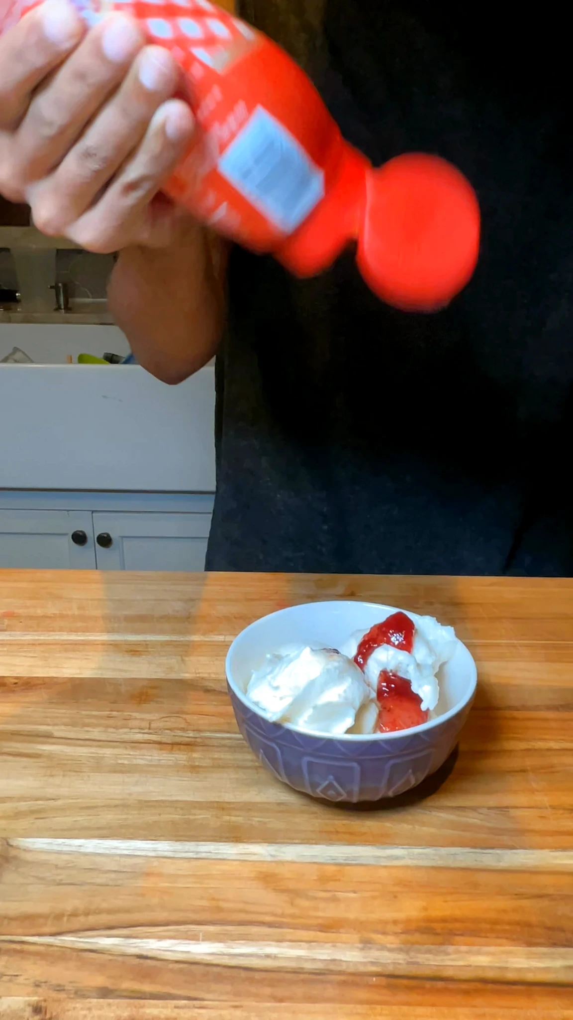 Strawberry Shortcake Roll Protein Creami