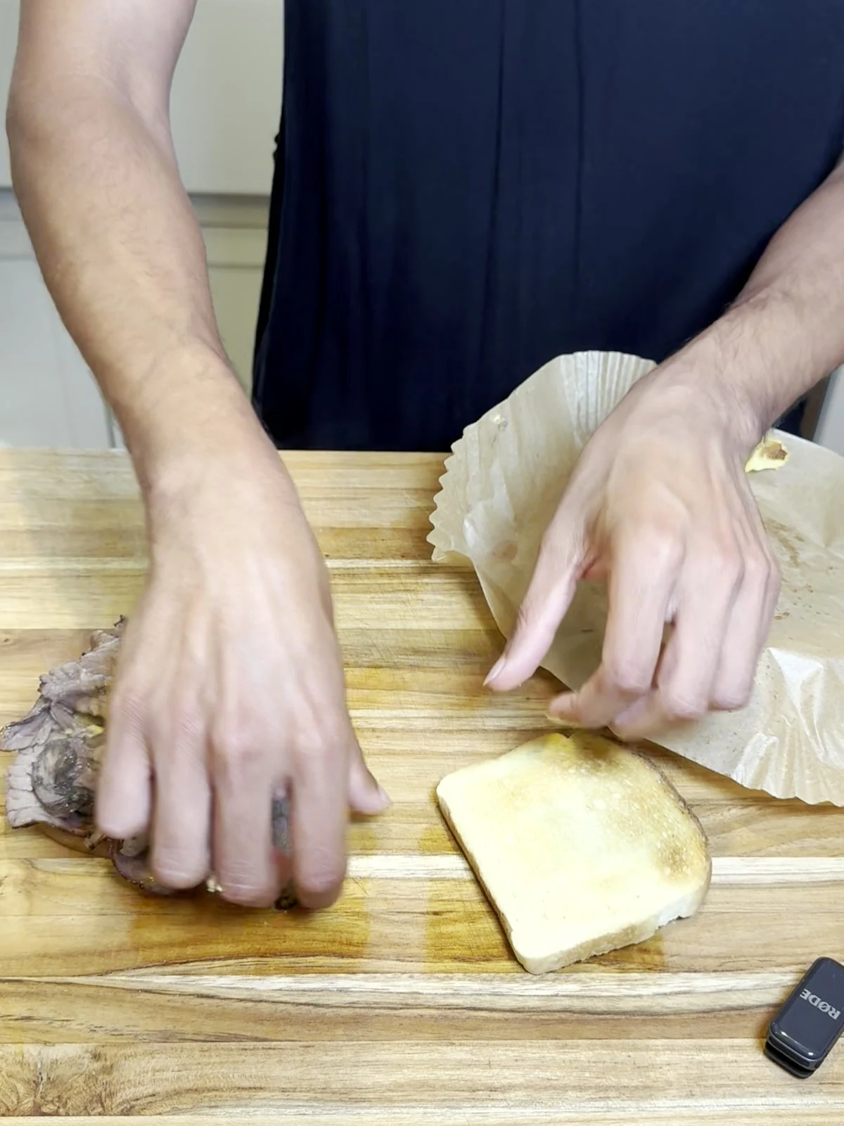 Step photo: load toast