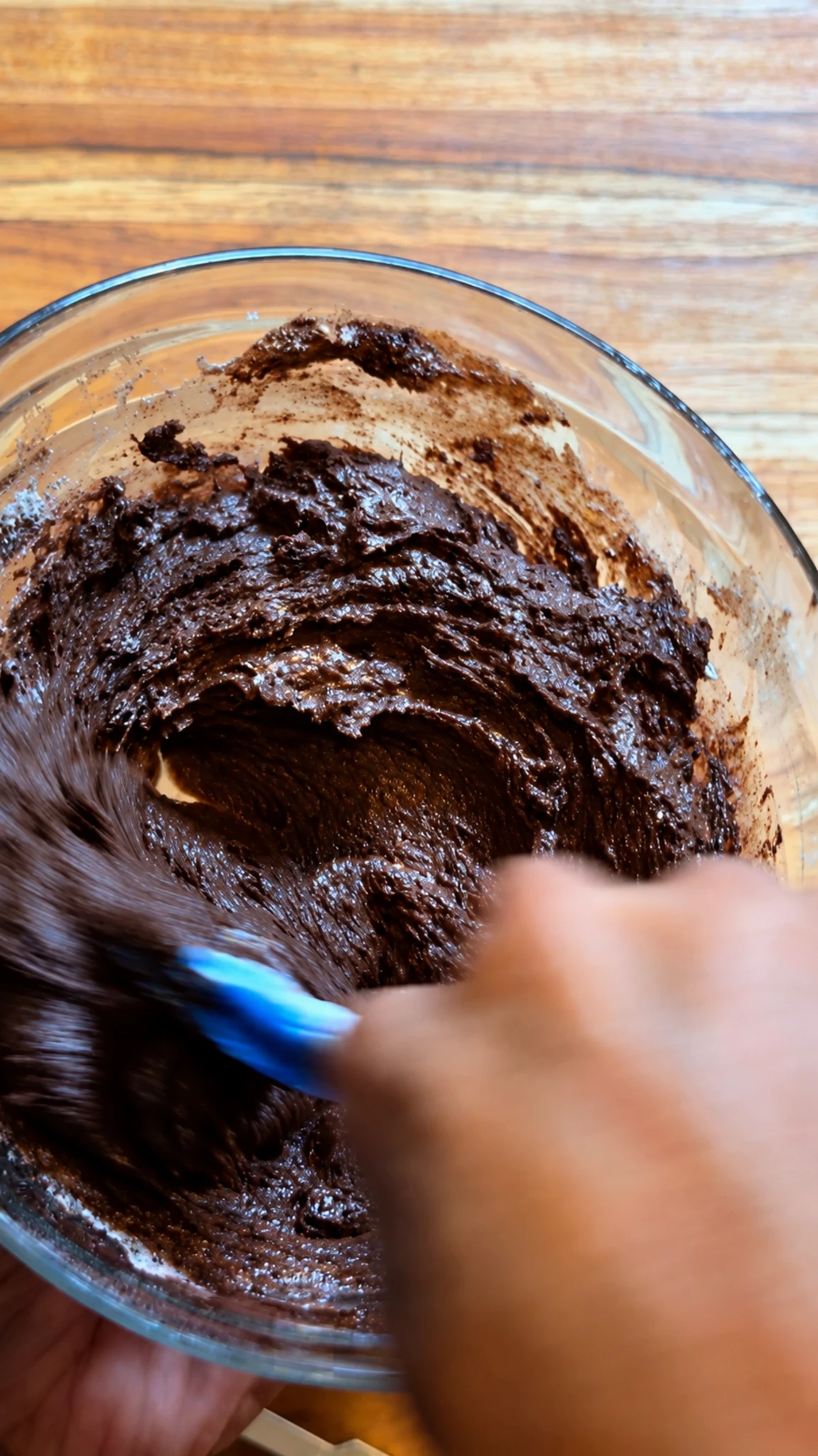 Step photo: mix protein pudding