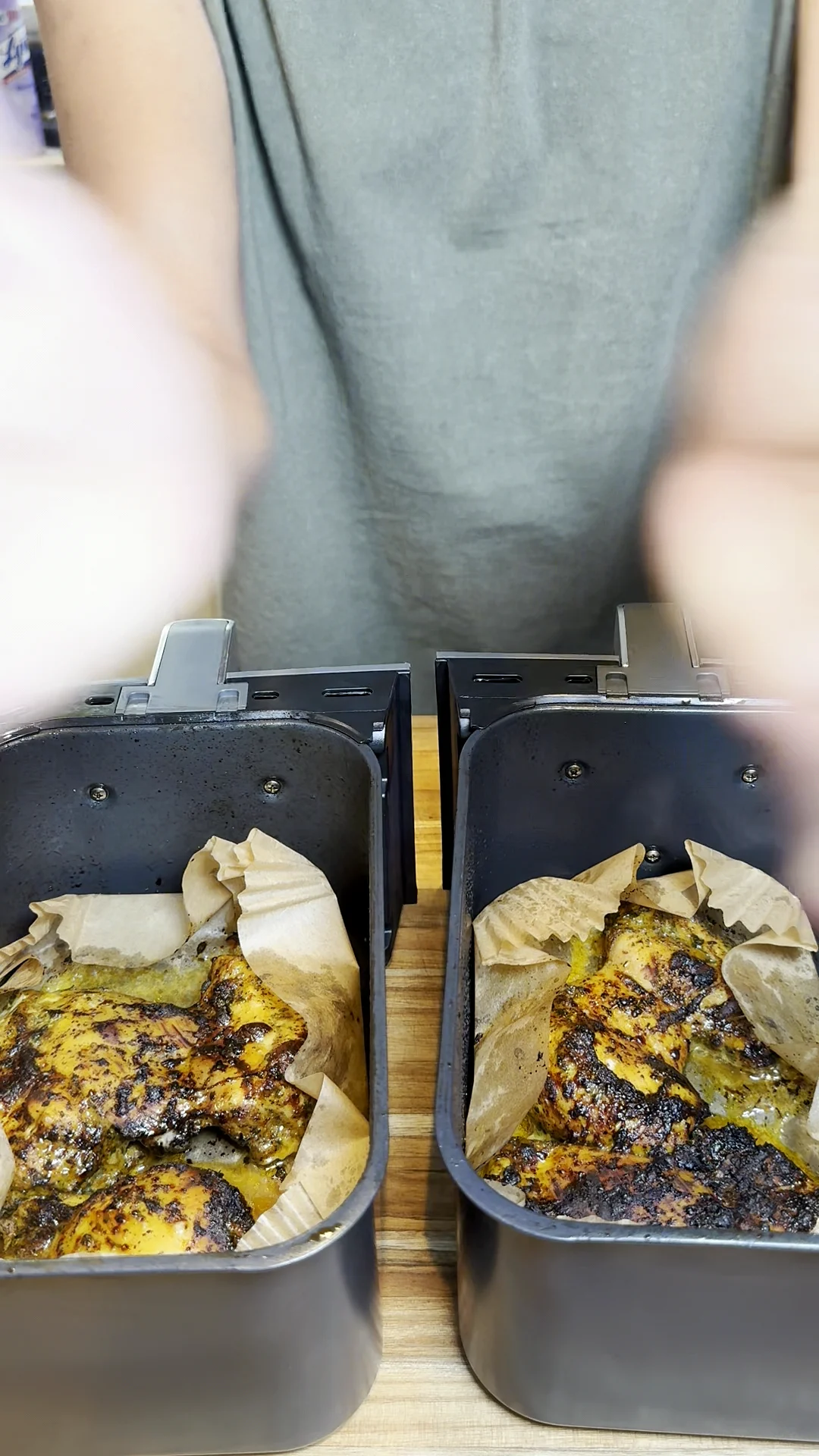 Step photo: air fried chicken