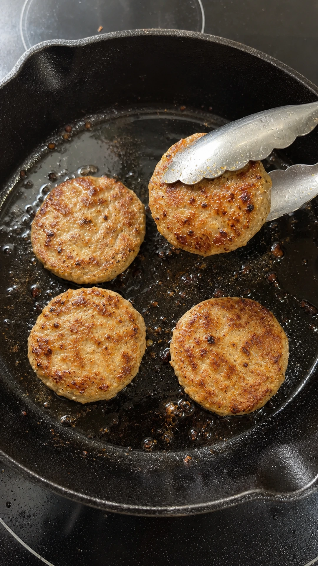 Step photo: cook kid chicken patties polished